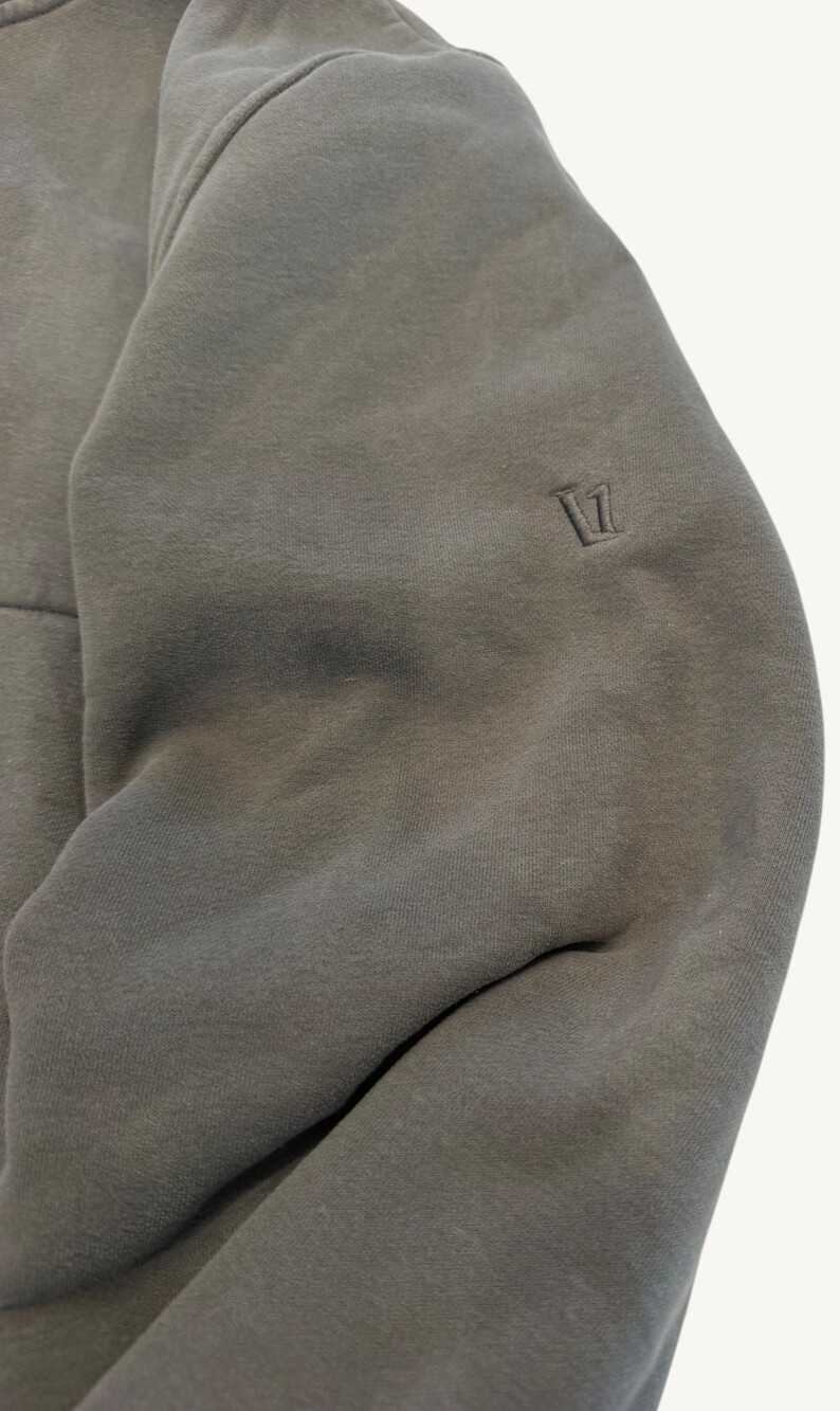 Vuori Seaside Full Zip Hoodie Men’s Lake Green Organic Cotton V242 - Picture 9 of 13